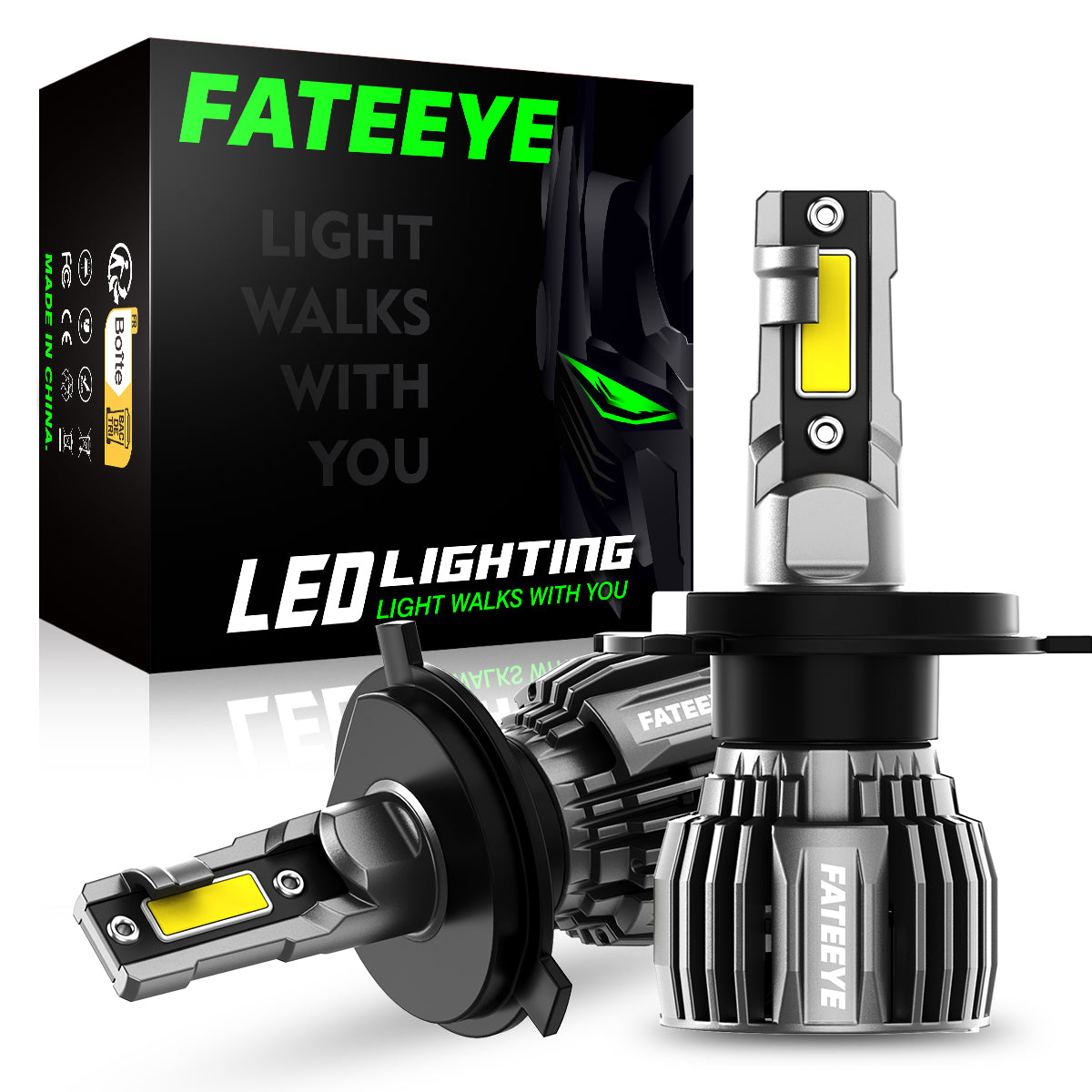 Shop for the Brightest H7 High Low Beam Headlights 200W Brightest